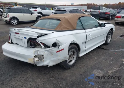 1997 Ford Mustang из США, поврежденный, VIN 1FALP4449VF171479